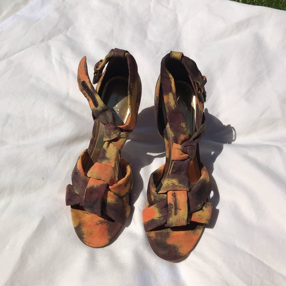 Vince Camuto Strappy Heels - Picture 1 of 5